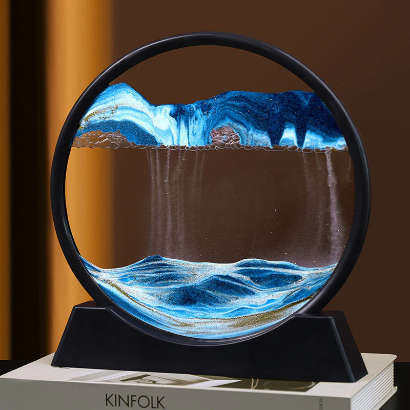 Moving Sand Art Sandscape 3D Painting Decor Ornament Cool Gift - Image 13