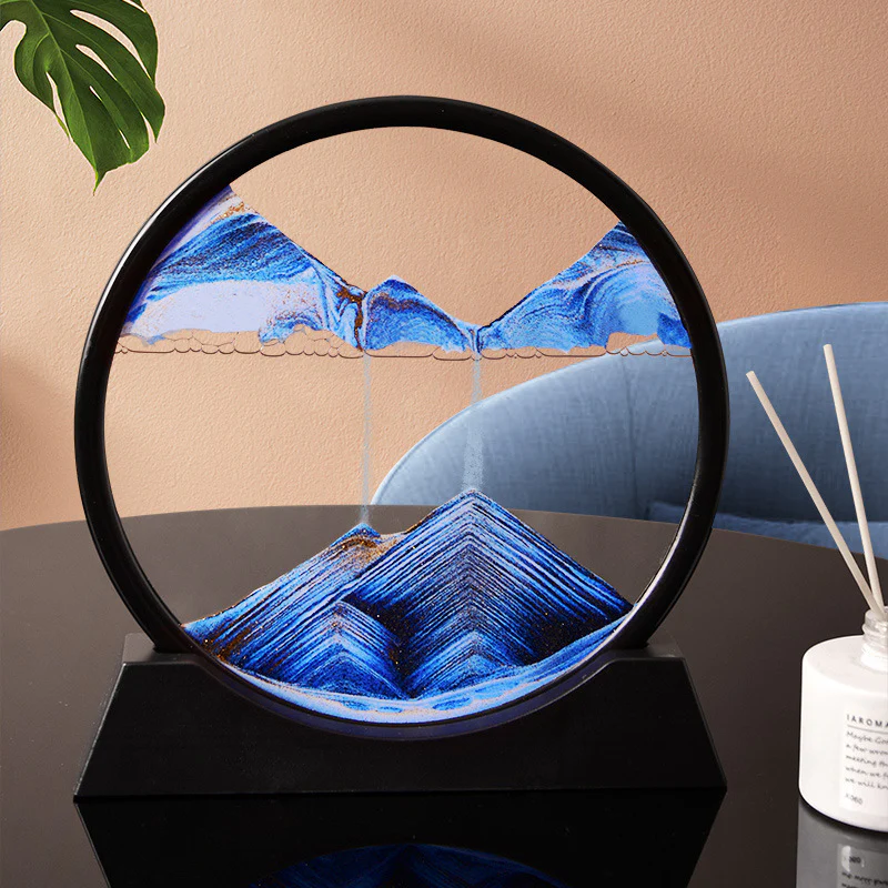 Moving Sand Art Sandscape 3D Painting Decor Ornament Cool Gift - Image 2
