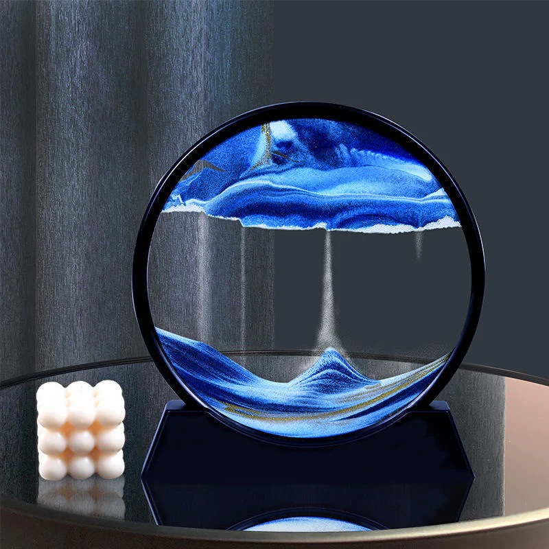 Moving Sand Art Sandscape 3D Painting Decor Ornament Cool Gift - Image 4