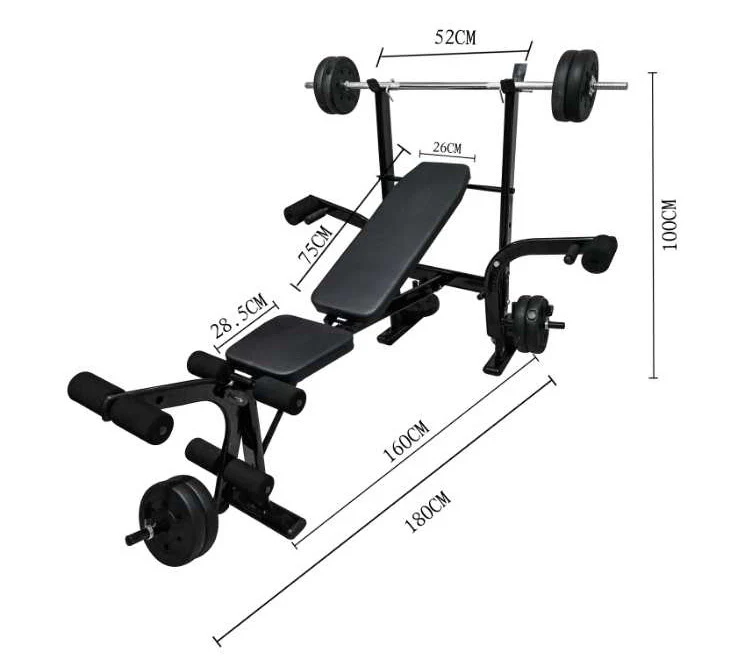 Multi-function All-in-One Adjustable Weight Bench Press Home Gym - Image 17