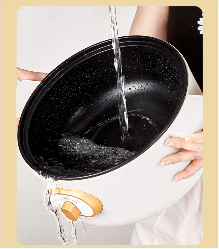 Multi-function Non-Stick Electric Hot Pot 3L (White) - Image 11