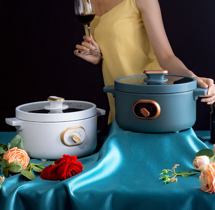 Multi-function Non-Stick Electric Hot Pot 3L (White) - Image 13