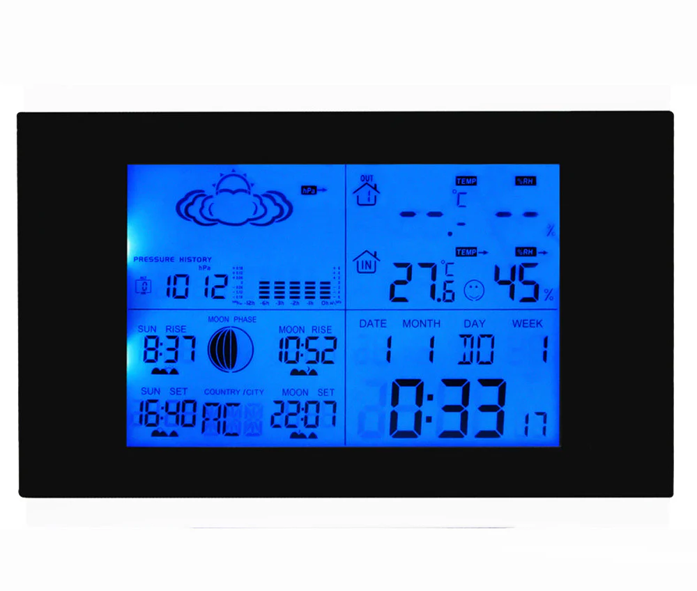 Multi-function Wireless Weather Station Barometer with Outdoor Remote Sensor - Image 11