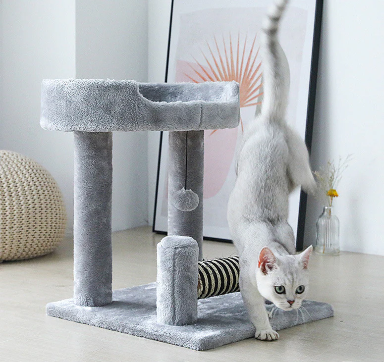 Multi-Level Cat Tree Playhouse Tower Scratcher Bed - Image 6