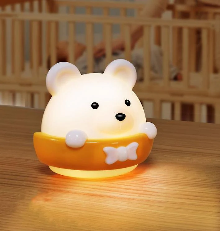 Multifunction Cute Bear Remote Control LED Light USB Rechargeable Lamp - Image 15