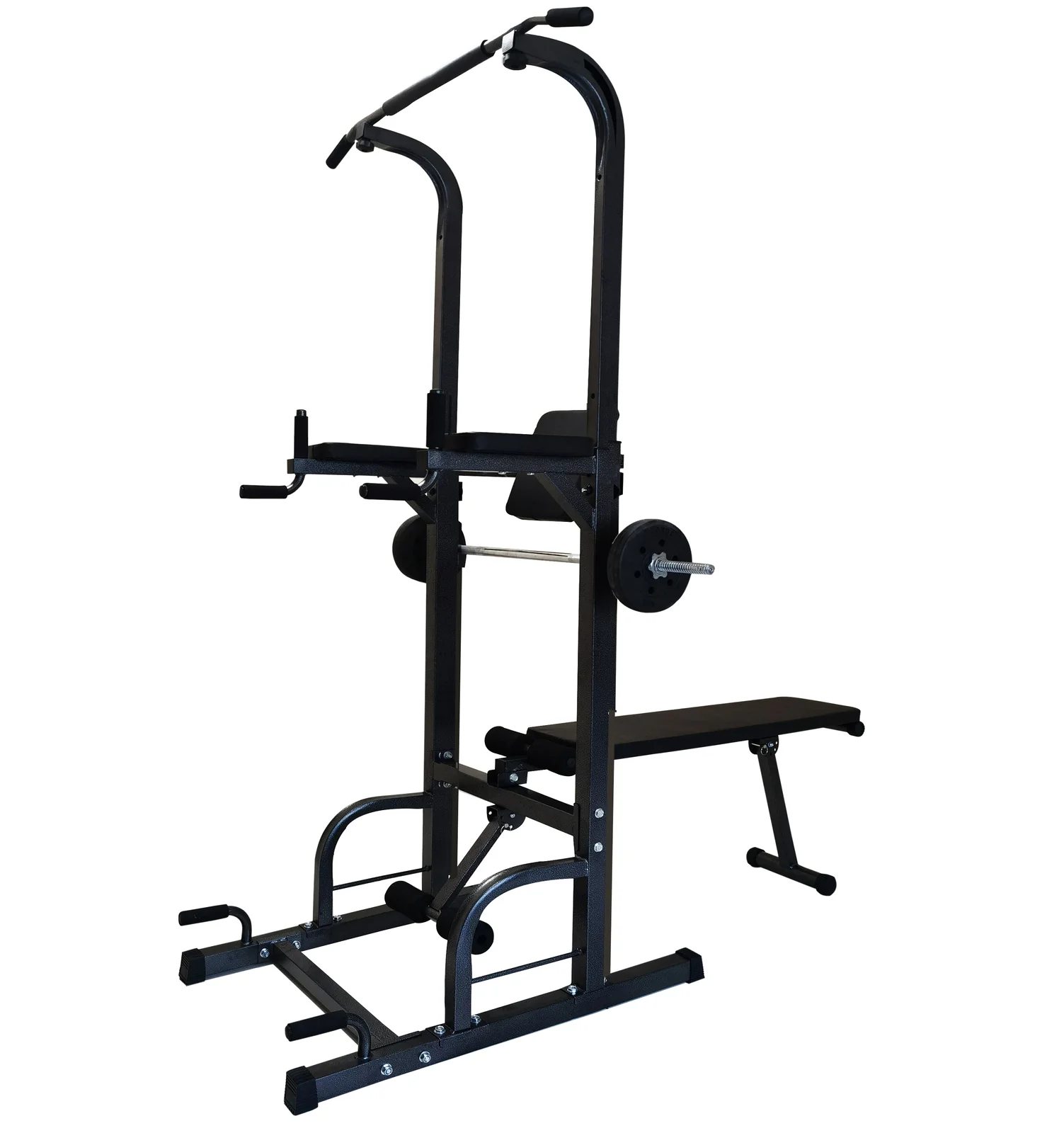 Multifunction Heavy Duty Home Gym Power Tower Dip Bar Stand & Weight Bench - Image 6