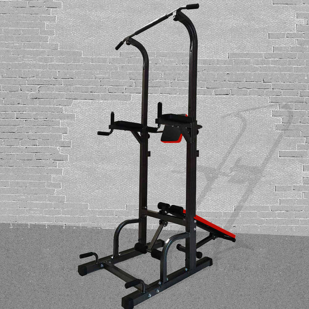 Multifunction Heavy Duty Home Gym Power Tower Dip Bar Stand & Weight Bench - Image 6