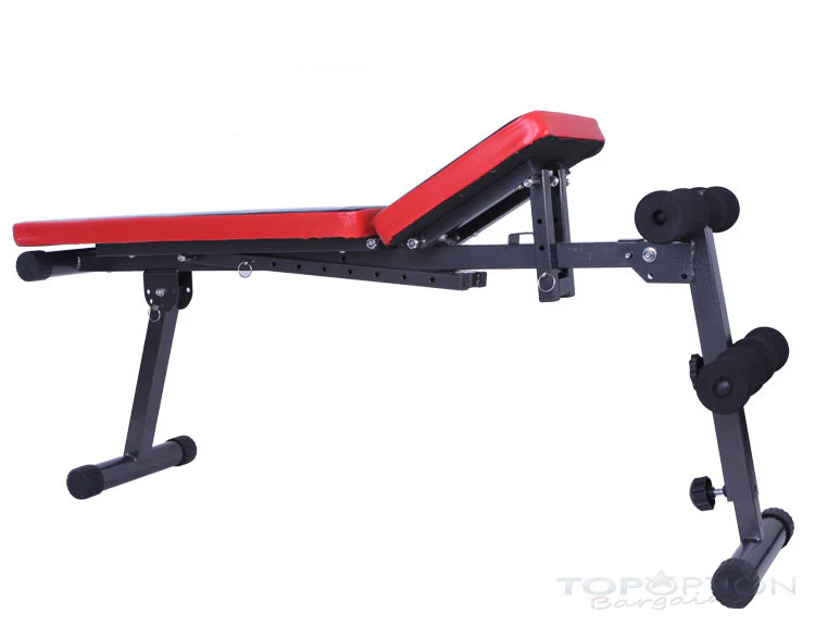 Multifunctional Flat / Incline / Decline Adjustable Fid Exercise Bench - Image 4