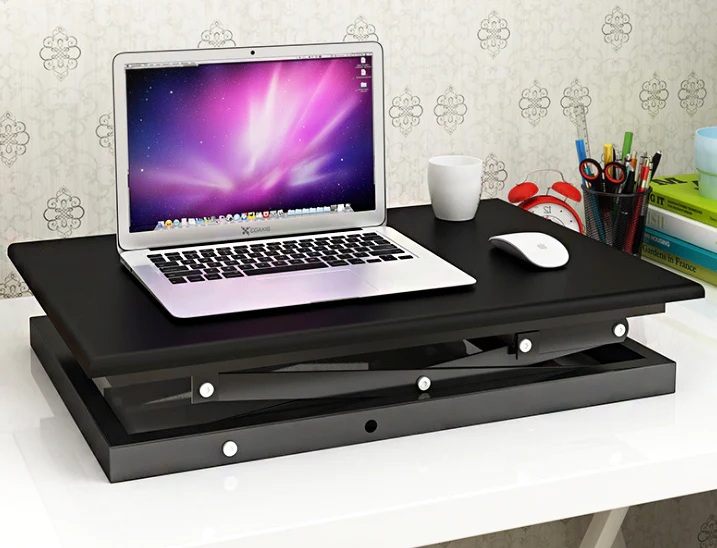 Office Pro Height Adjustable Standing Table Sit Stand Desk - Image 3
