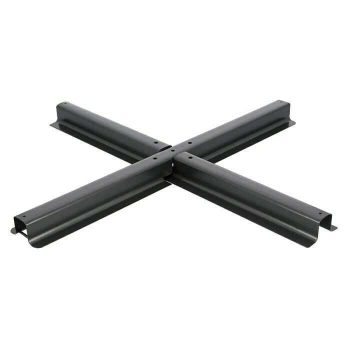 Outdoor Cantilever Umbrella Steel Cross Base Stand - Image 3