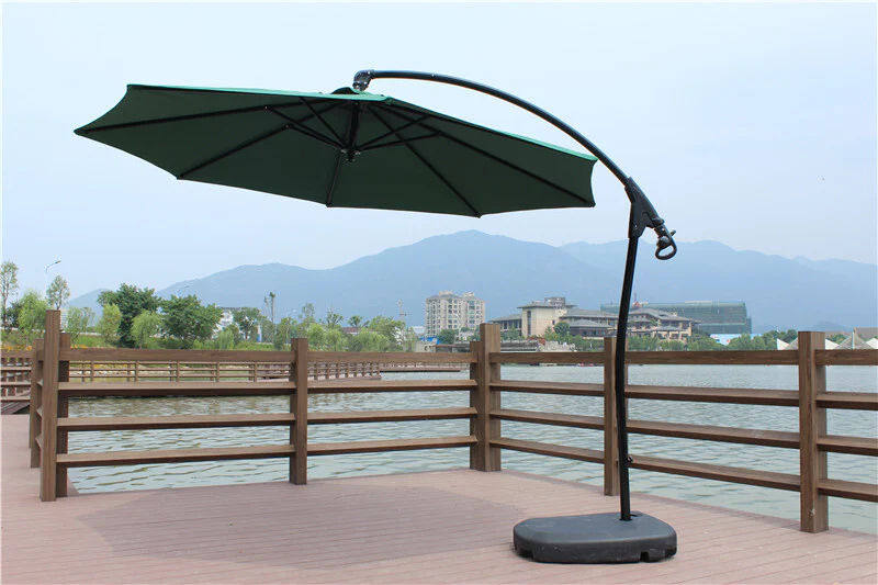 Outdoor Umbrella Stand Sand/Water Filled Cantilever Base Holder - Image 10