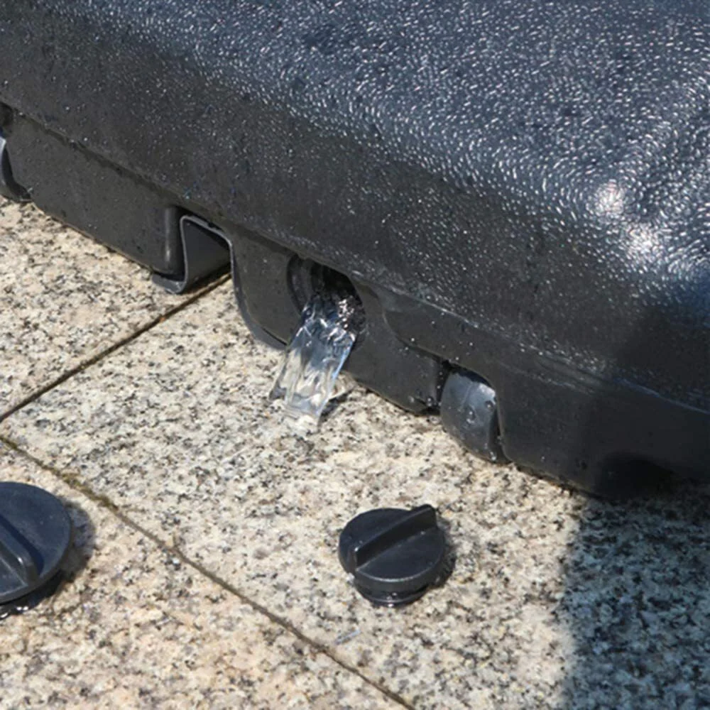 Outdoor Umbrella Stand Sand/Water Filled Cantilever Base Holder - Image 11