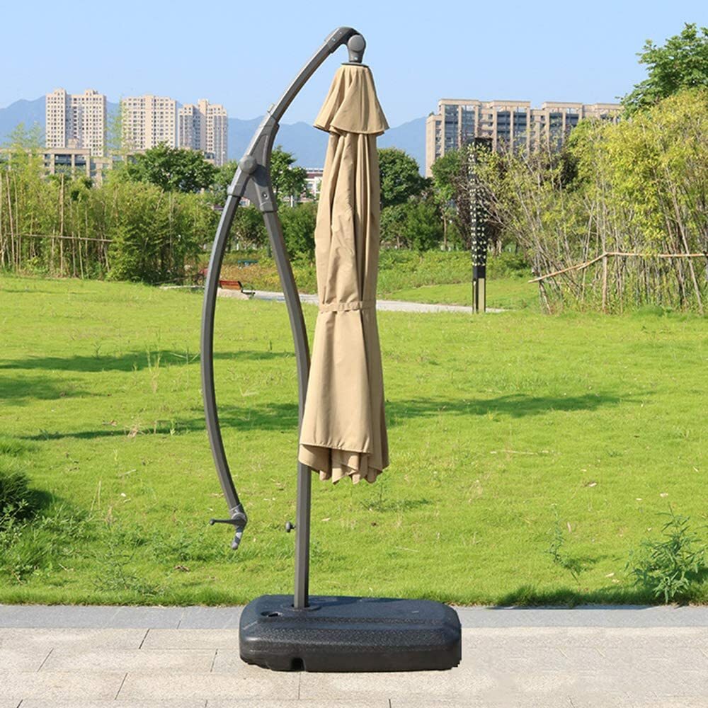 Outdoor Umbrella Stand Sand/Water Filled Cantilever Base Holder - Image 6