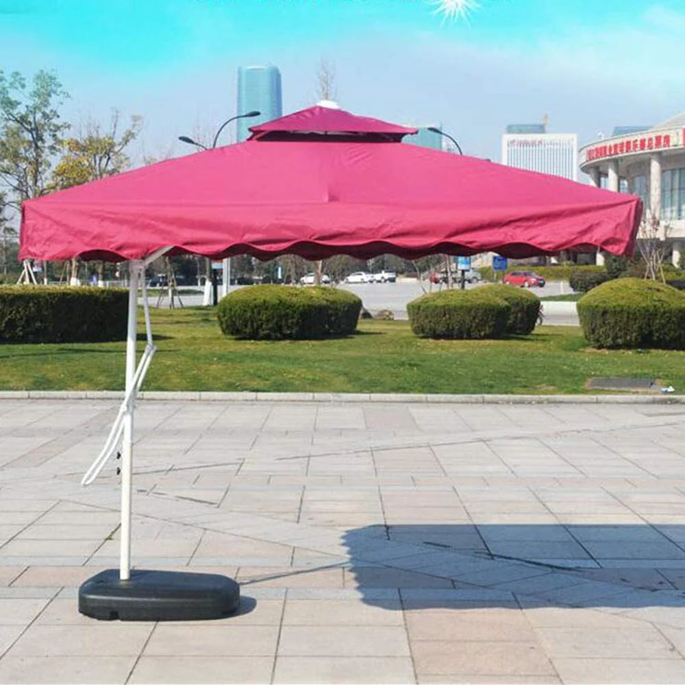 Outdoor Umbrella Stand Sand/Water Filled Cantilever Base Holder - Image 9