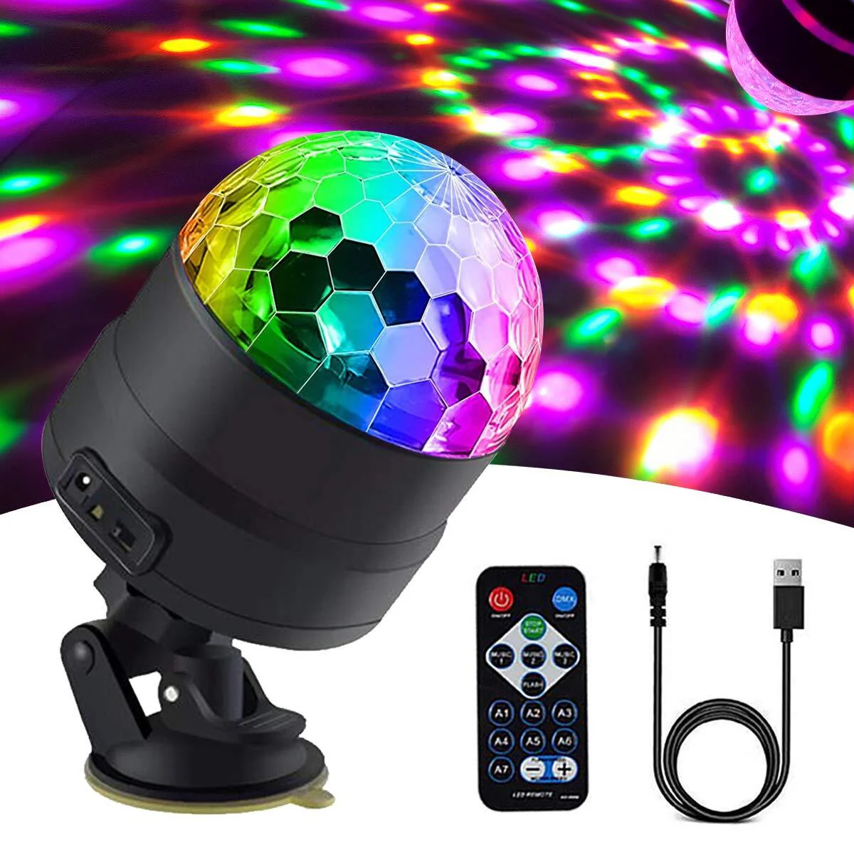 Party Disco Ball LED RGB Stage Lights - Image 20