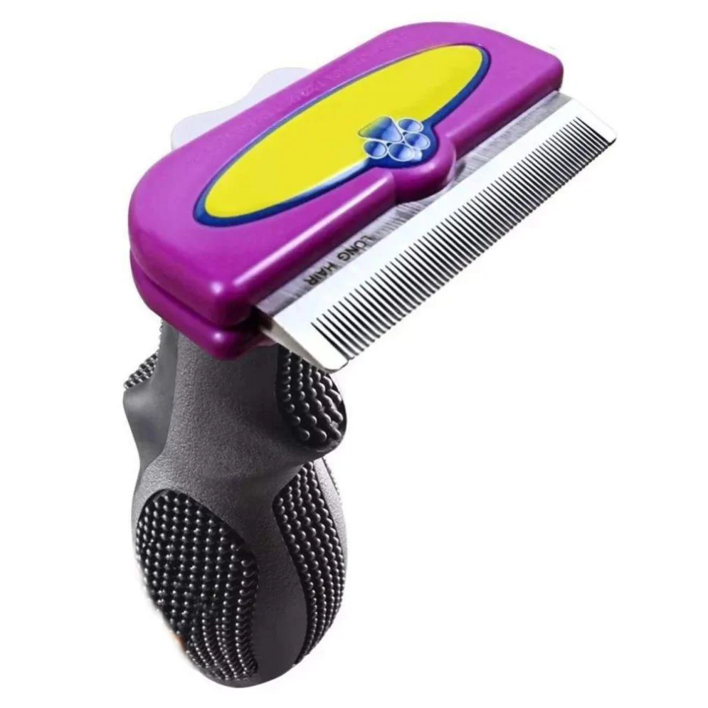 Pet Deshedding Tool Fur Eliminator for Cat (Short Hair L) - Image 5
