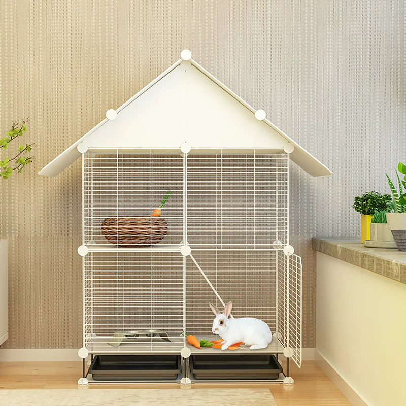 Pet Home Cat Cage Detachable Metal Wire Kennel Playpen Crate House - Image 11