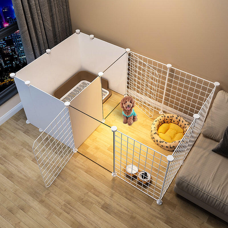 Pet Playpen Dog Kennel Enclosure Crate Cage Exercise Play Pen 127cm - Image 4