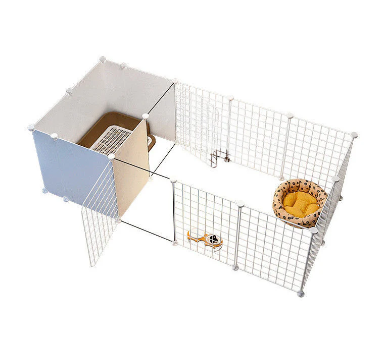 Pet Playpen Dog Kennel Enclosure Crate Cage Exercise Play Pen 165cm - Image 3
