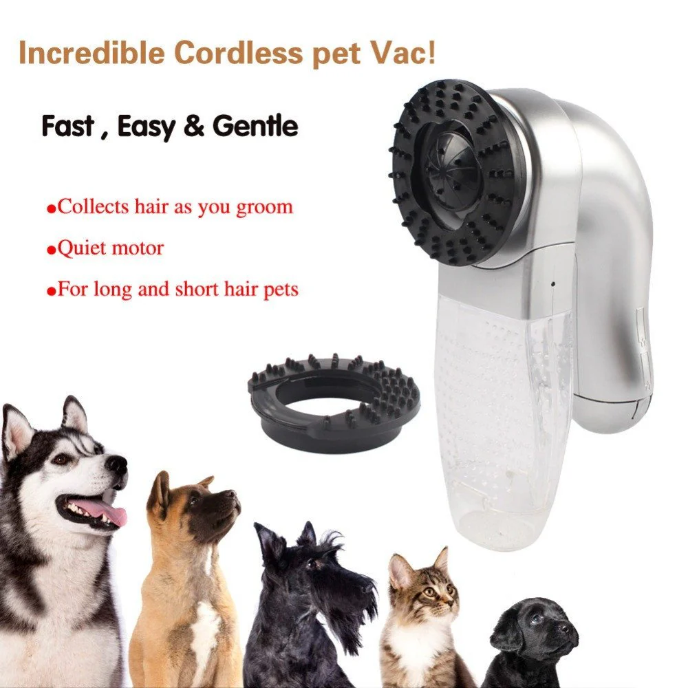 Pet Vac Hair Remover Dog Cat Grooming Shedding Tool Shed Pal - Image 6