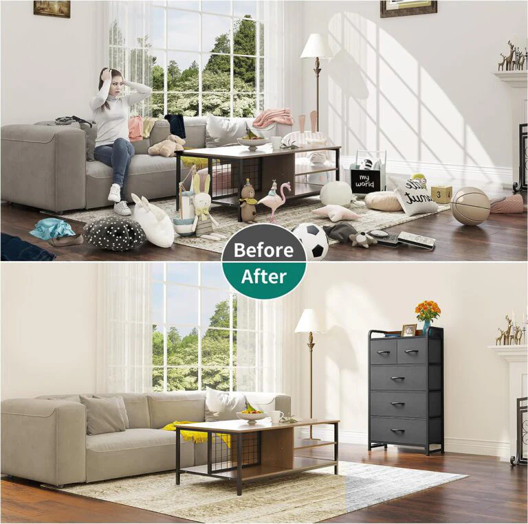 Pioneer 5-Drawer Dresser Chest of Drawers Storage Organizer Unit - Image 6