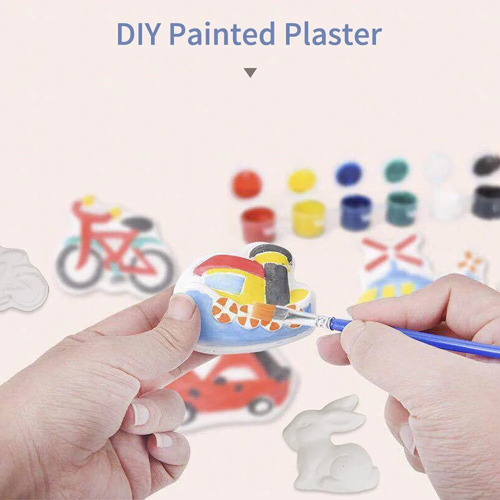 Large Plaster Painting Set Paint Your Own Figurines Arts and Crafts DIY Toy Kit (Animals) - Image 12