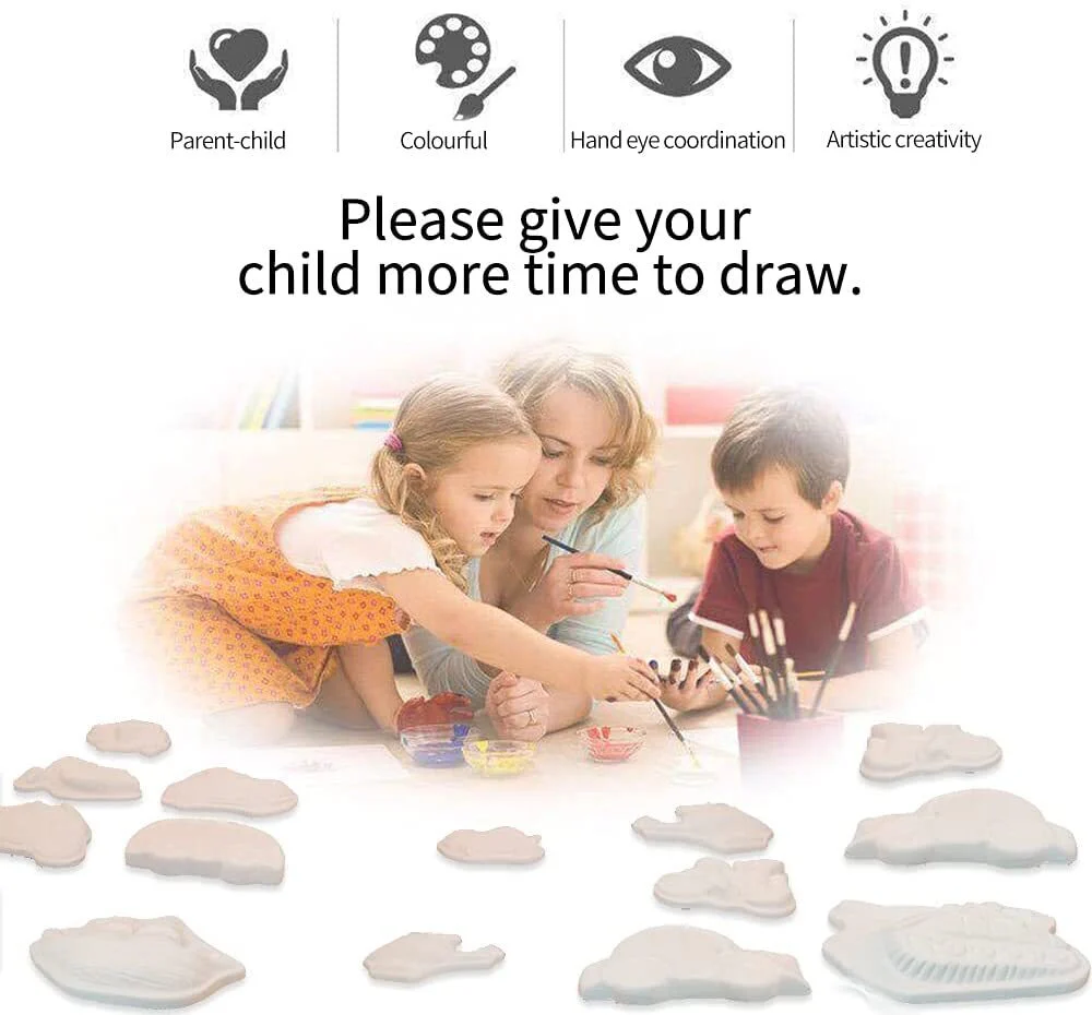Large Plaster Painting Set Paint Your Own Figurines Arts and Crafts DIY Toy Kit (Animals) - Image 13