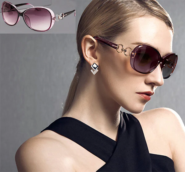 Polarized Ladies Sunglasses with Bonus Case (Purple) - Image 9
