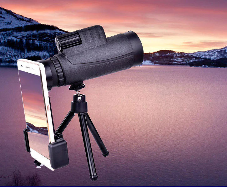 Portable Terrestrial Land Viewing Phone Monocular Telescope with Tripod - Image 9