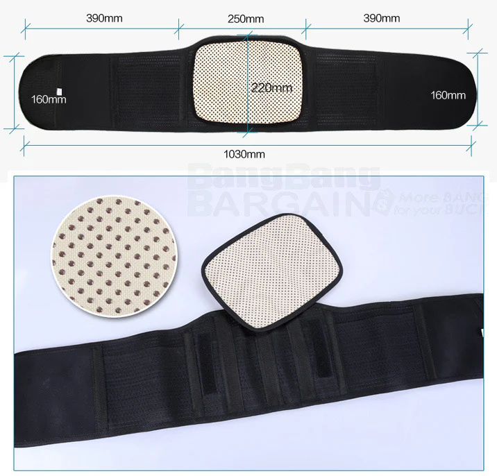 Premium Bio Steel Reinforced Back & Lumbar Support Magnetic Brace - Image 7