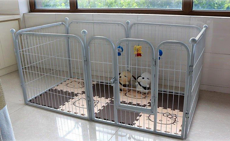 Premium Heavy Duty Metal Pet Dog Exercise Playpen Enclosure Fence Cage (50x60 x 6) - Image 12