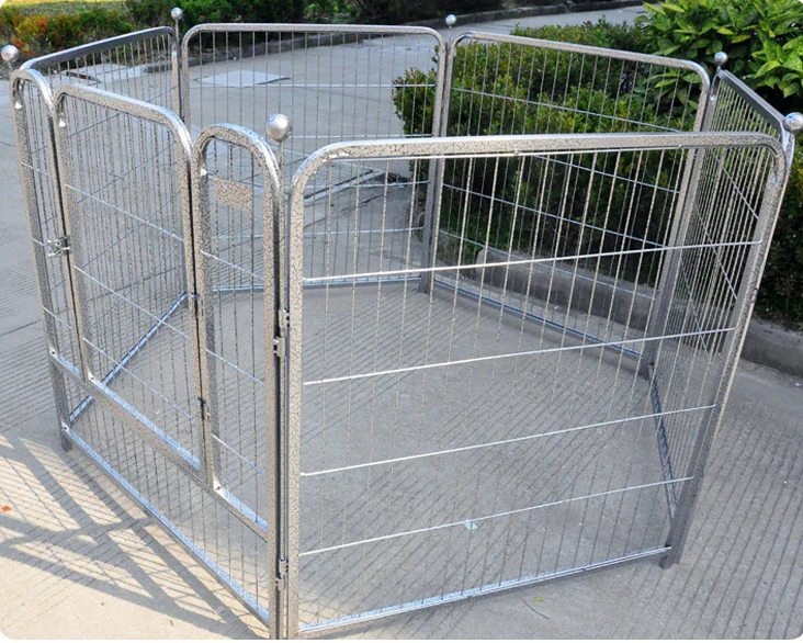 Premium Heavy Duty Metal Pet Dog Exercise Playpen Enclosure Fence Cage (50x60 x 6) - Image 3