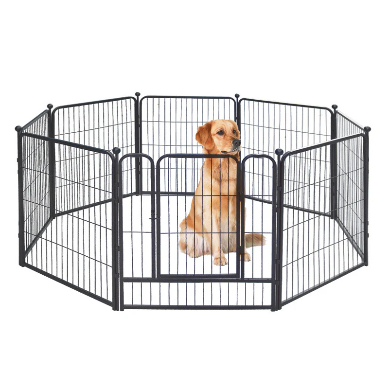 Premium Heavy Duty Metal Pet Dog Exercise Playpen Enclosure Fence Cage (70x80 x 6) - Image 16