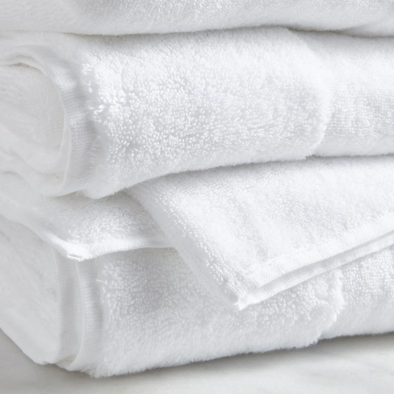 Premium Luxury Hotel 100% Cotton White Bath Towel - Image 6