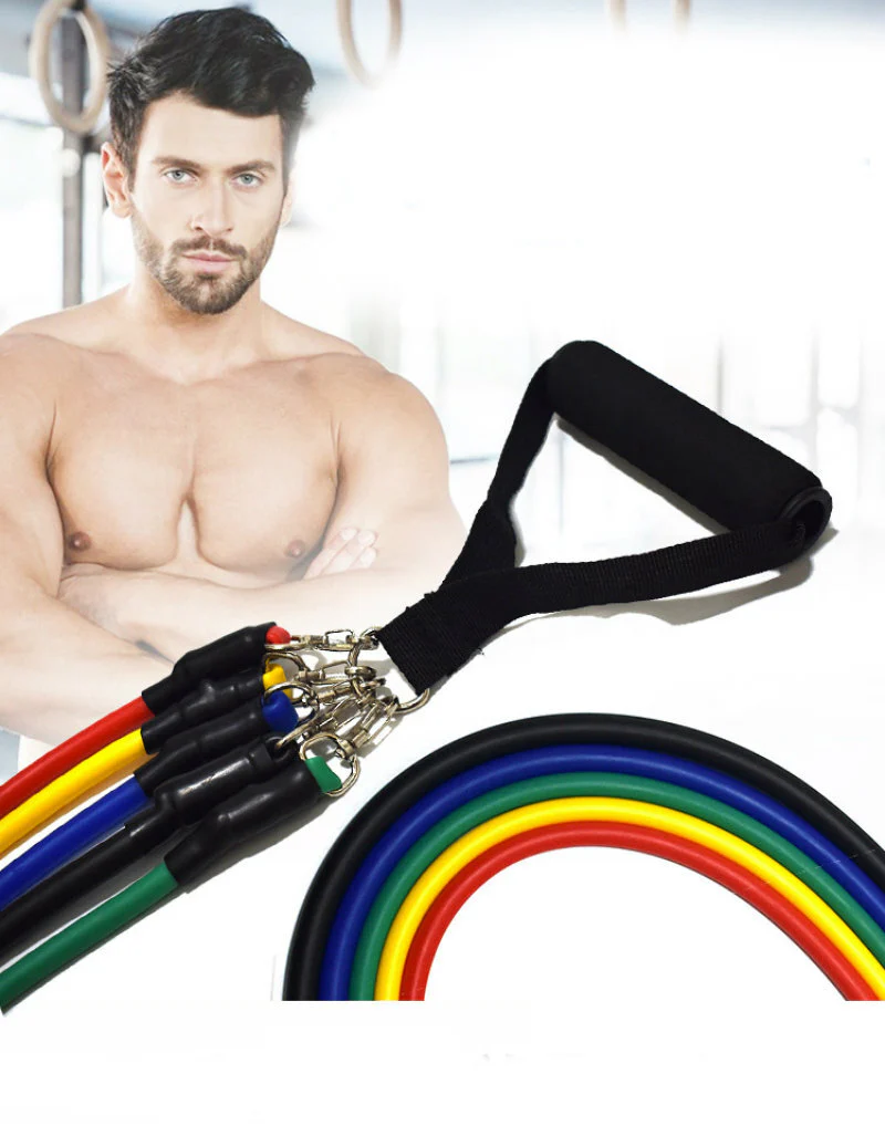 Premium Resistance Bands Set 11PCS Workout Exercise Fitness Training - Image 8