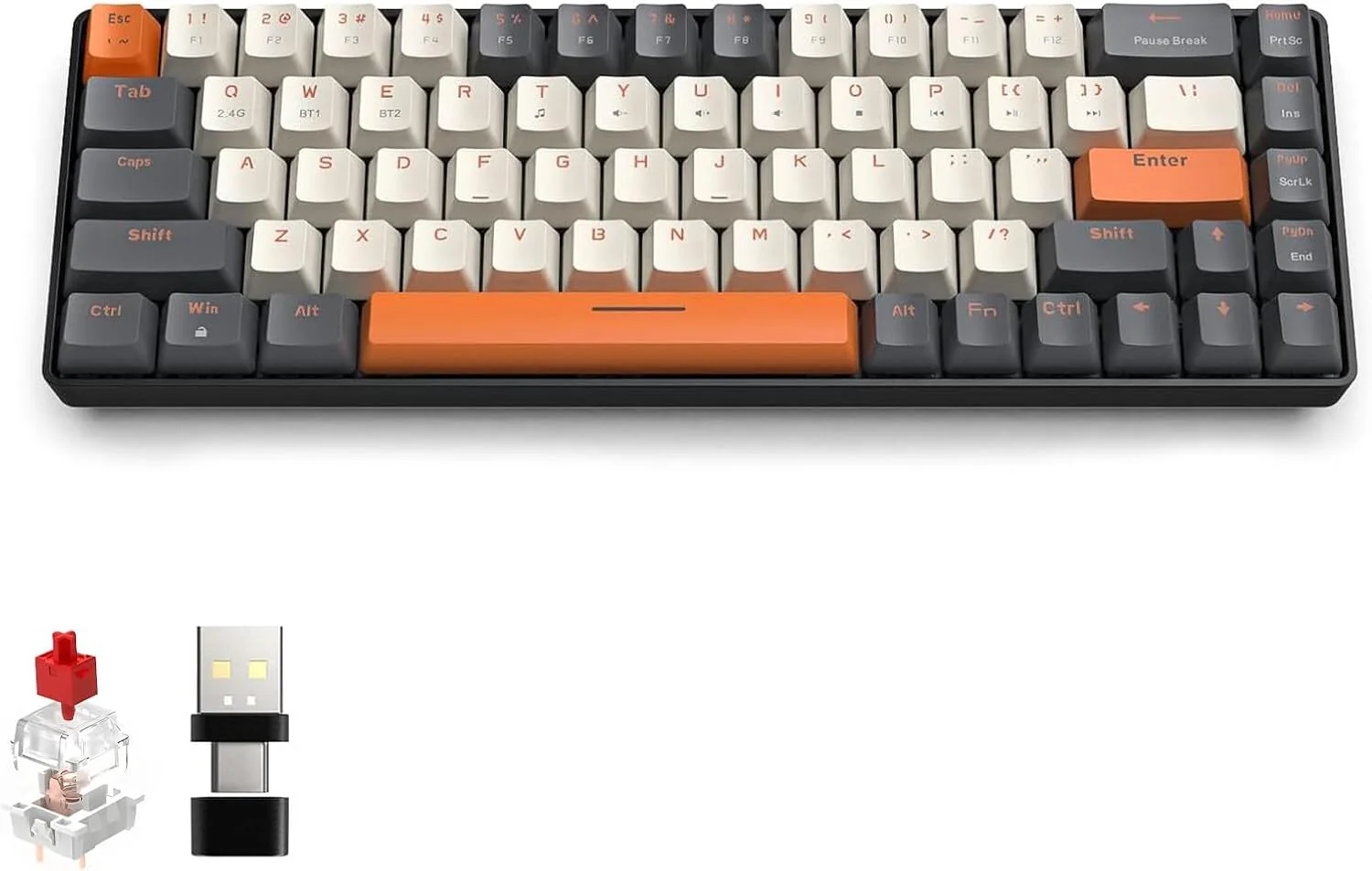 Premium Wireless Mechanical Bluetooth RGB Gaming Keyboard - Image 5