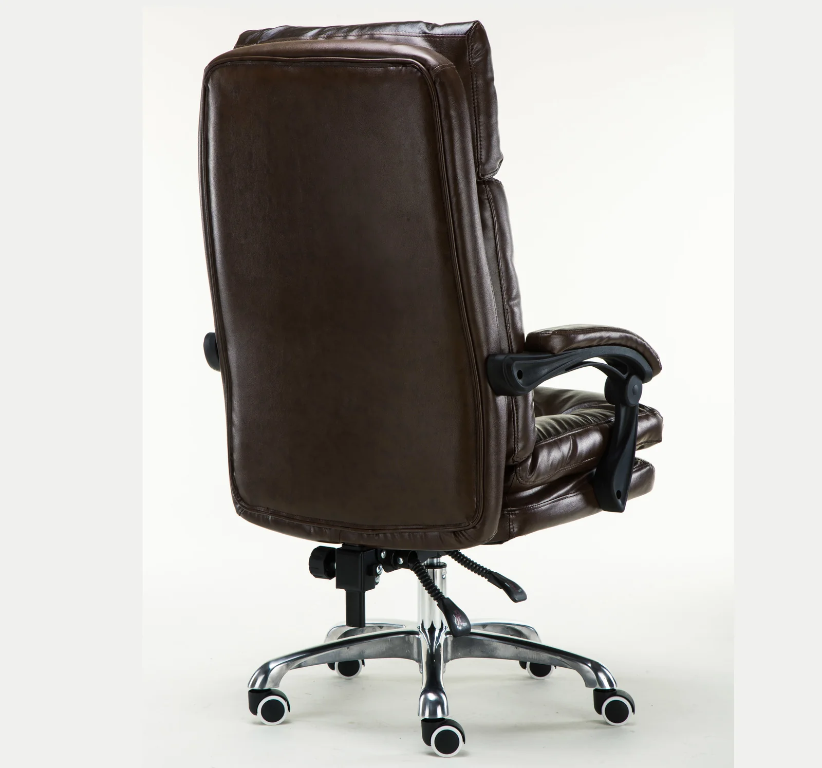 President Premium Plush Executive Reclining Office Chair (Dark Brown) - Image 8