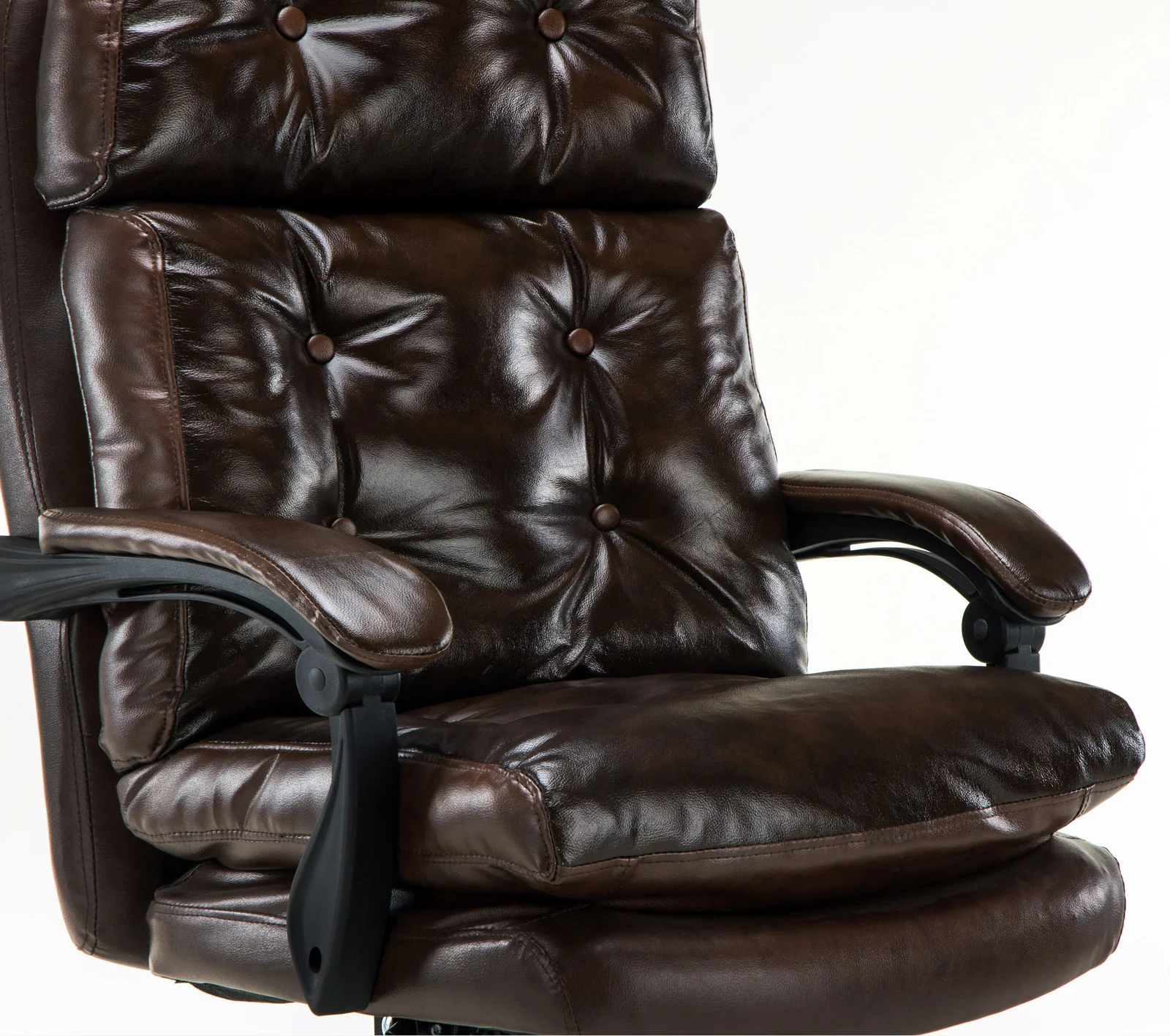 President Premium Plush Executive Reclining Office Chair (White) - Image 8