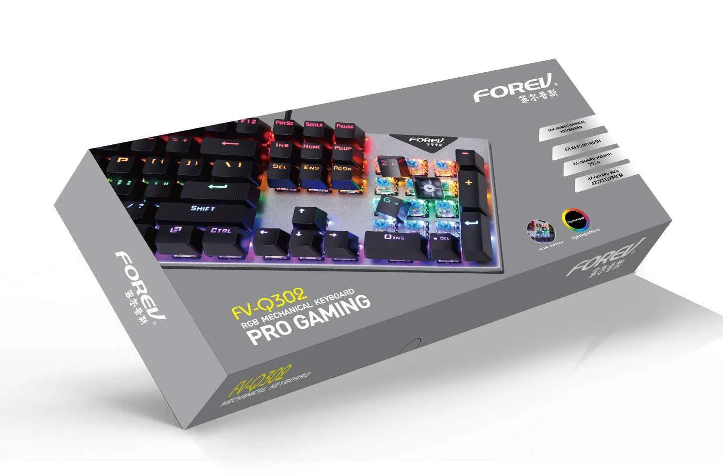Pro Gaming RGB True Mechanical Keyboard - Image 12