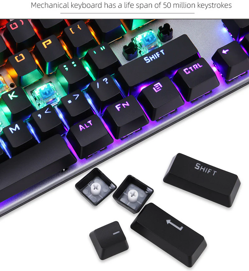 Pro Gaming RGB True Mechanical Keyboard - Image 9