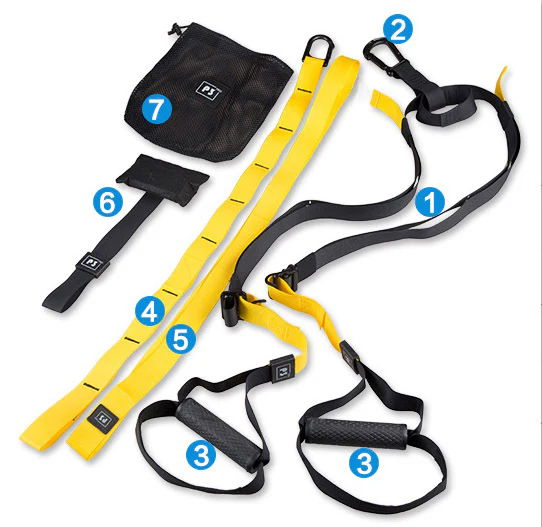 Professional Total Fitness Resistance Straps Gym Suspension System - Image 10