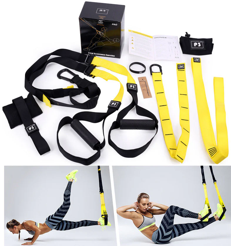 Professional Total Fitness Resistance Straps Gym Suspension System - Image 11