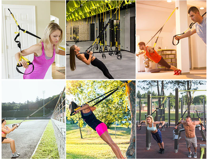 Professional Total Fitness Resistance Straps Gym Suspension System - Image 5