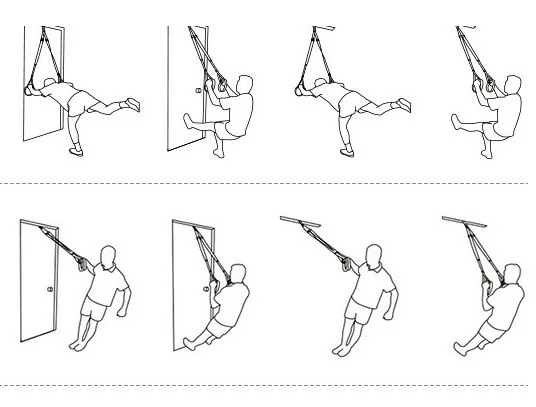 Professional Total Fitness Resistance Straps Gym Suspension System - Image 8