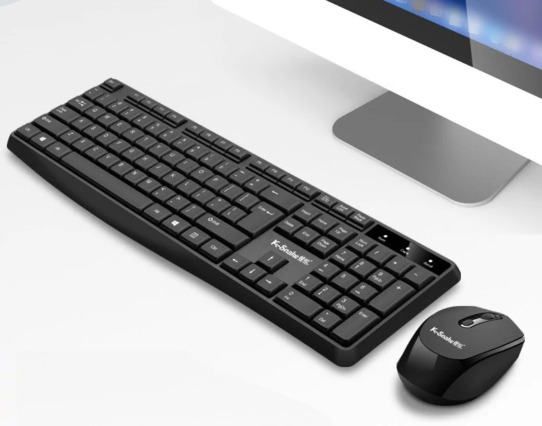 Professional Wireless Full Size Keyboard and Mouse Combo Set - Image 3