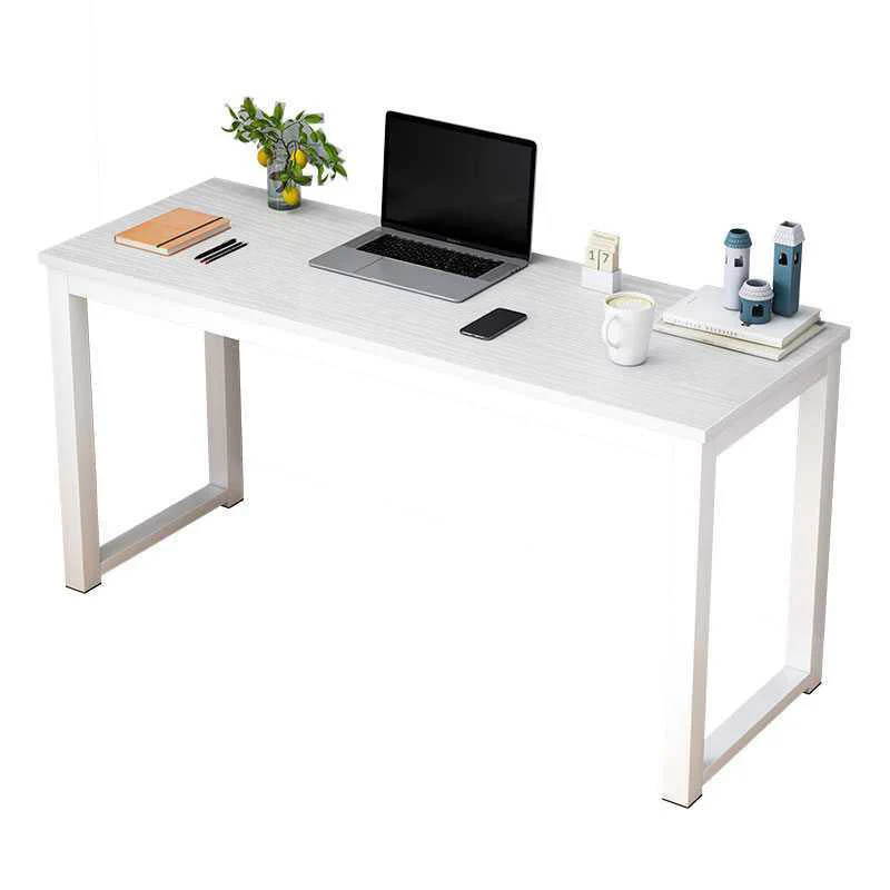 Profile Console Table Wood & Metal Narrow Desk (White) - Image 17