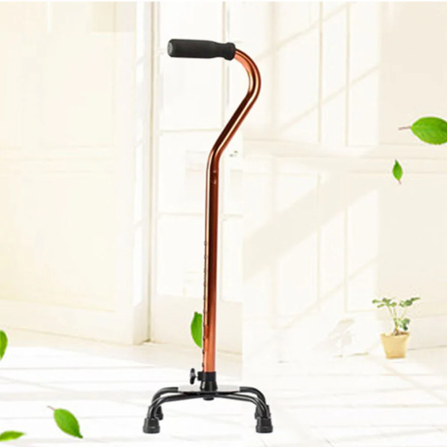 Quad Foot Aluminum Walking Stick Cane - Image 4
