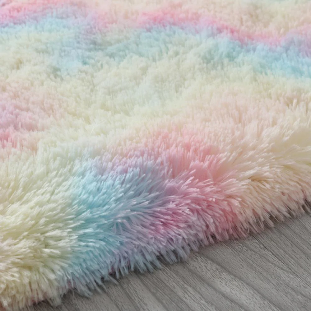 Rainbow Dream Bedroom/Living Room Comfortable Shag Rug (200 x 140) - Image 7