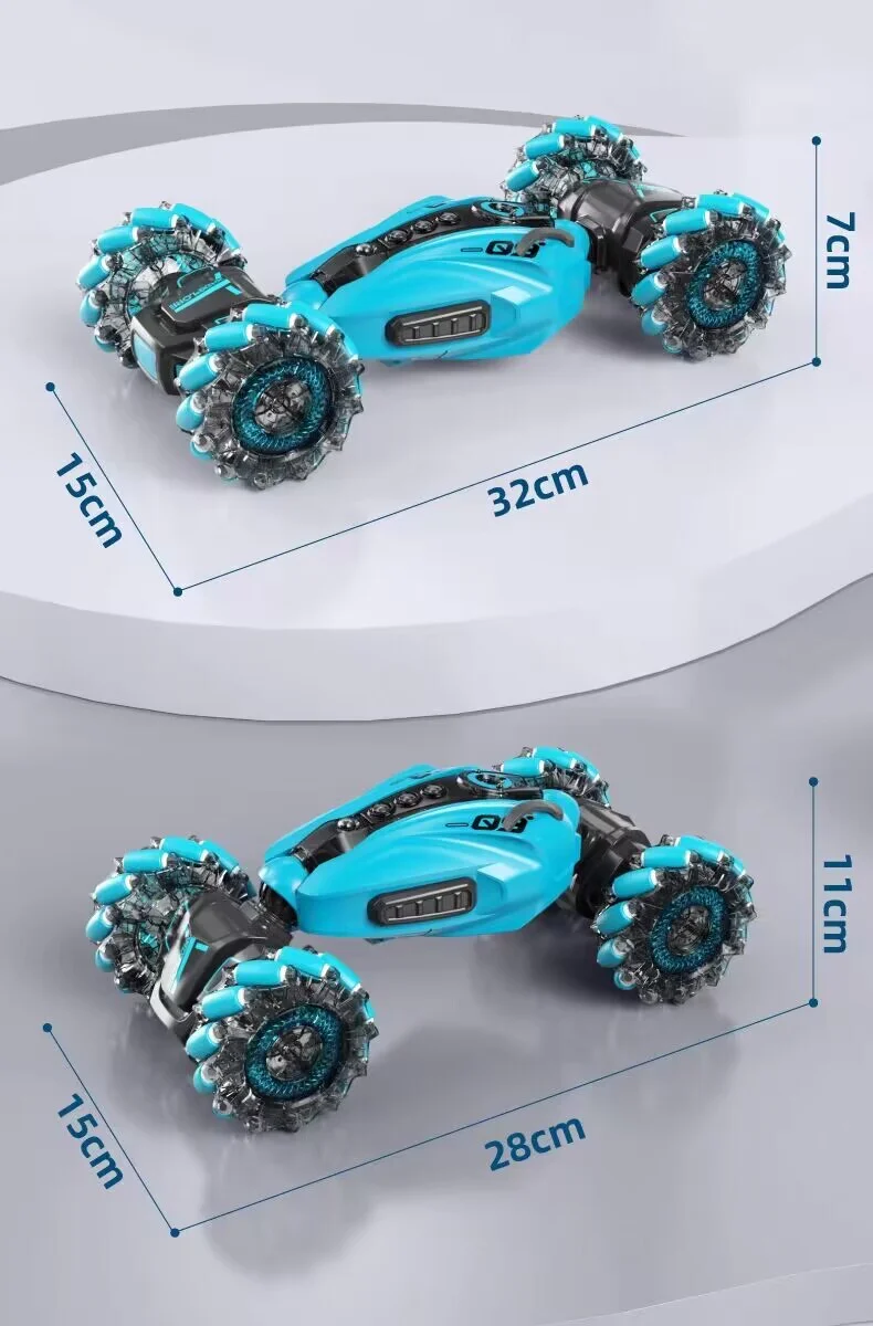 RC Hand Gesture Remote Control 4WD Mist Twister Stunt Car (Pink) - Image 15