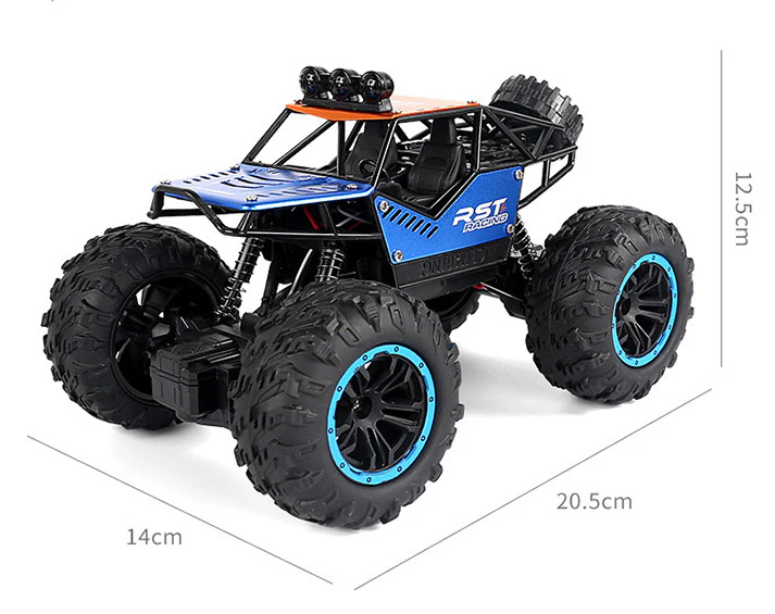 RC Stunt Car Remote Control Alloy Climbing Truck 4WD Cross Country Vehicle - Image 12